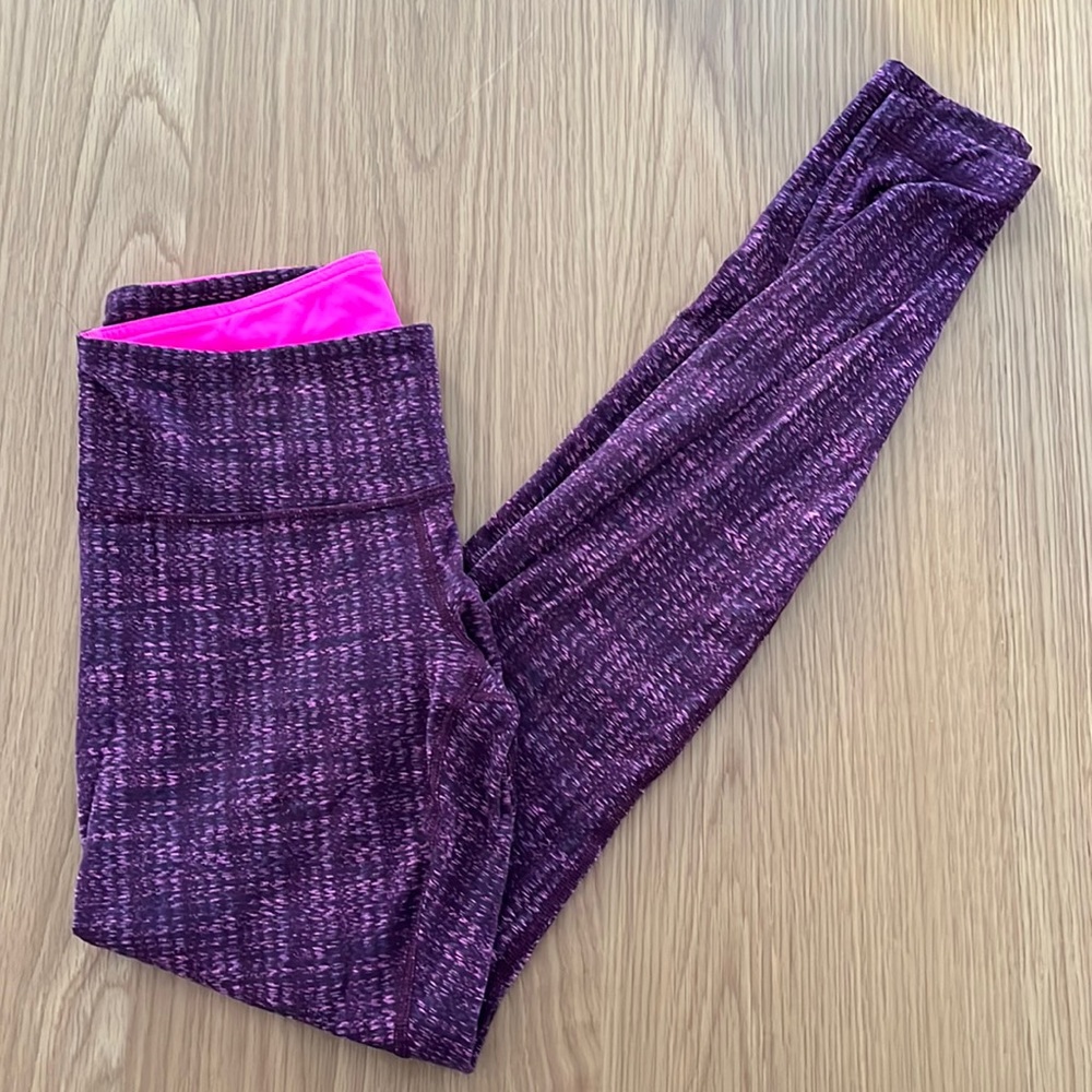 Lululemon full length maroon leggings